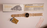 Dial negro vintage Jules Jurgensen Cuarzo reloj con caja y papeles
