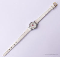 Klassischer Quarz Timex Uhr für Frauen | Silberton-Vintage Uhr