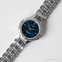 نغمة الفضة خمر Lorus راقب لها | Wristwatch Dial Dial Blue