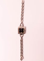 Sehr klein Guess Uhr Für Frauen mit schwarzem Zifferblatt | Jahrgang Guess Quarz Uhr