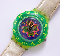 1992 Bay Breeze SDJ101 swatch montre | Ancien Swatch Scuba montre