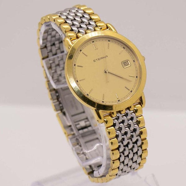 Orologio eterna vintage oro per donne | Luxury Quartz Date Watch