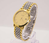 Eterna au ton d'or vintage montre Pour les femmes | Date de quartz de luxe montre