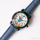 Vintage Donald Duck Uhr von Lorus | Schwarz Disney Uhr für Sie