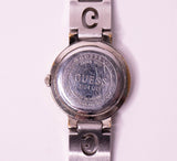 Schwarz-Dial Guess Uhr für Frauen | Silberton-Quarz Uhr für Sie