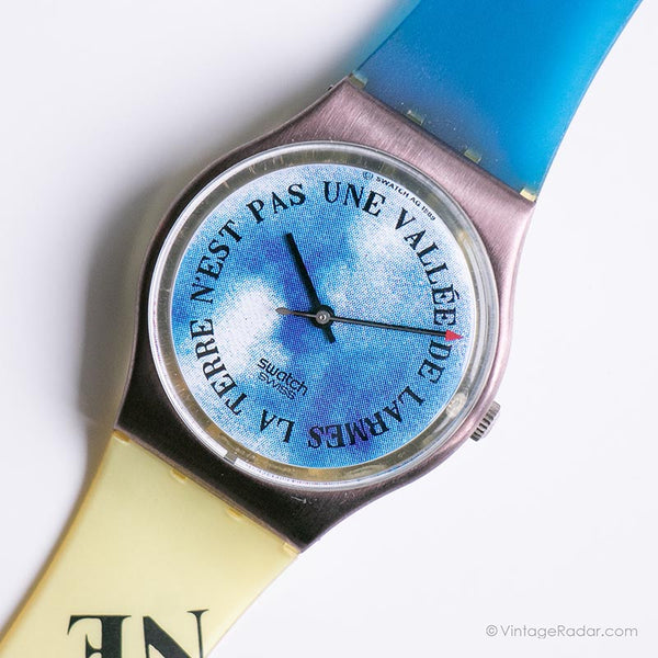 خمر 1989 Swatch GX112 Croque Monsieur Watch | التحصيل Swatch راقب
