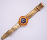 Swiss GOLDEN ISLAND SDK112 Watch | 1992 Vintage Scuba Swatch Watch