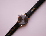 Lorus Mickey Mouse V811 5420 R2 reloj Vintage | Correa de cuero negro
