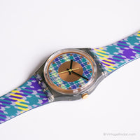 Vintage 1991 Swatch Tailleur GM109 montre | Fraîche 90 Swatch montre