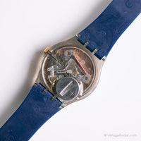 Vintage 1991 Swatch Gm109 tailleur reloj | Genial 90s Swatch reloj