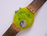 1994 FLUOSCOPE SDJ900 Scuba Vintage Swatch Watch | Yellow Scuba Swatch - Vintage Radar