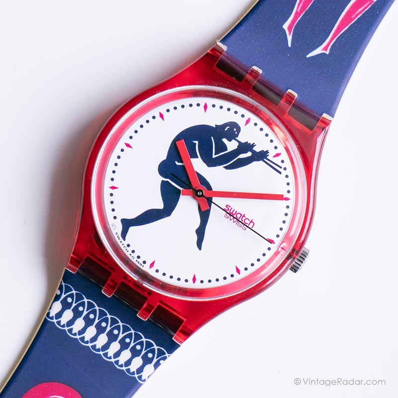 Vintage 1991 Swatch GR111 TEDOPHORUS Watch | RARE Swatch Gent