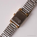 Vintage Elegant Lorus Watch for Her | Gold-tone Rectangular Watch