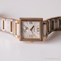 Vintage Rectangular Lorus Watch | Retro Japan Quartz Watch for Ladies
