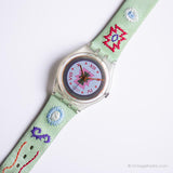 Vintage 1992 Swatch GK154 cuzco montre | Green des années 90 Swatch montre