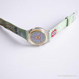 Vintage 1992 Swatch GK154 CUZCO Watch | 90s Green Swatch Watch