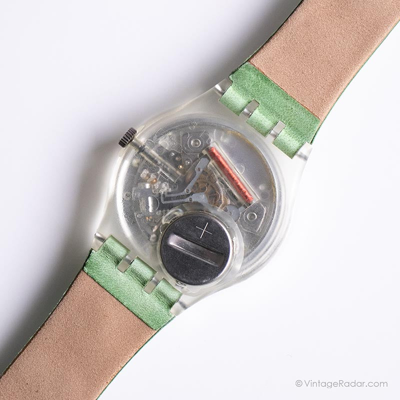 Vintage 1992 Swatch GK154 CUZCO Watch | 90s Green Swatch Watch ...