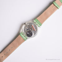 خمر 1992 Swatch GK154 Cuzco Watch | 90s الأخضر Swatch راقب