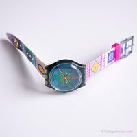 Vintage 1992 Swatch GM111 Sari orologio | Originale Swatch Guadare