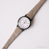 Vintage Classic Uhr von Lorus | Schwarz -Weiß -Armbanduhr für sie