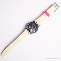 Vintage 1992 Swatch GM111 Sari reloj | Original Swatch reloj