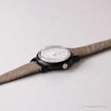 Vintage Classic Watch by Lorus | Black and White Wristwatch for Her
