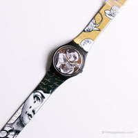 Vintage 1991 Swatch GB148 Baiser D'Antan montre | À collectionner Swatch
