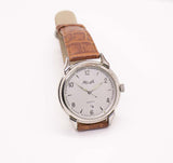 Antiguo Kienzle Fecha de cuarzo reloj | Reloj de pulsera de tonos plateados alemanes