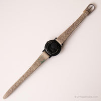 Clásico vintage reloj por Lorus | Reloj de pulsera en blanco y negro para ella