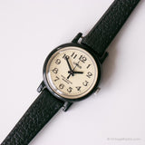 Vintage Schwarz Lorus Uhr für sie | Japan Quarz Uhr