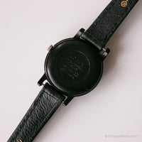Nero vintage Lorus Guarda per lei | Giappone orologio al quarzo