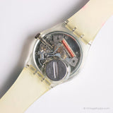 Vintage 1991 Swatch GK139 Gulp montre | Rétro Swatch Gant montre