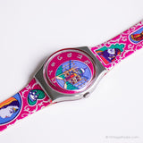 Vintage 1992 Swatch Gx125 dehli montre | État de la menthe Swatch Gant