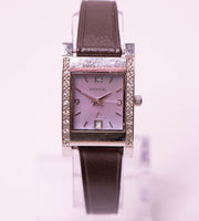 Fossil Mutter des Perlenblatts Armbanduhr für Frauen mit Edelsteinen Vintage