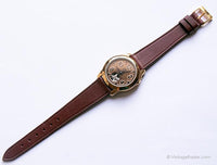 Vita vintage di ADEC Automatic Watch | Orologio al cioccolato tono oro
