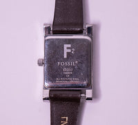Fossil Reloj de pulsera de dial de la madre de perlas para mujeres con piedras preciosas vintage