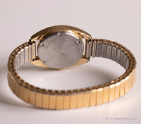Dames en tons d'or vintage montre par Lorus | Quartz japonais élégant montre