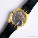 Vintage 1987 Swatch GK104 Snowwhite montre | Rétro Swatch montre