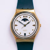 1992 C.E.O. GX709 Moonphase Swatch | Vintage di lusso Swatch Guadare