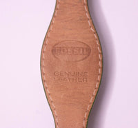 Vintage minuscolo Fossil Orologio da donna F2 con una vera cinturino in pelle
