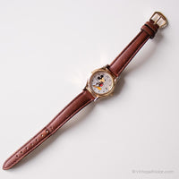 Tono dorado Mickey Mouse reloj por Seiko | Antiguo Disney Fecha reloj