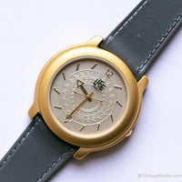 Vintage Gold-tone Life by Adec Watch | Japan Quartz Date Watch by Citizen