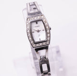 Fossil Mother of Pearl Dial Watch for Women with Gemstones Vintage