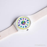 Vintage 1989 Swatch GW113 Alpine Uhr | Minimalistisch Swatch Mann