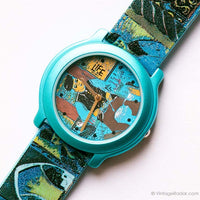 Dial pintada vintage reloj Adec por Citizen | Vida colorida de Adec reloj