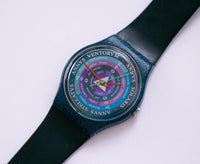 1992 Tarot Gn131 coloré Swatch | Géométrique minimaliste Swatch montre