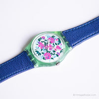 Vintage 1991 Swatch GG115 Mazzolino reloj | Floral Swatch Caballero reloj