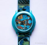 Vintage peint montre Adec par Citizen | Vie colorée par adec montre