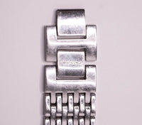 Blue-dial Fossil F2 Women's Watch Adjustable Stainless Steel Bracelet