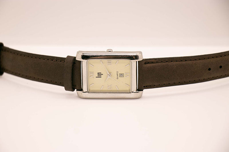 Silver-tone LIP Rectangular Watch | Vintage French Wristwatch Unisex ...
